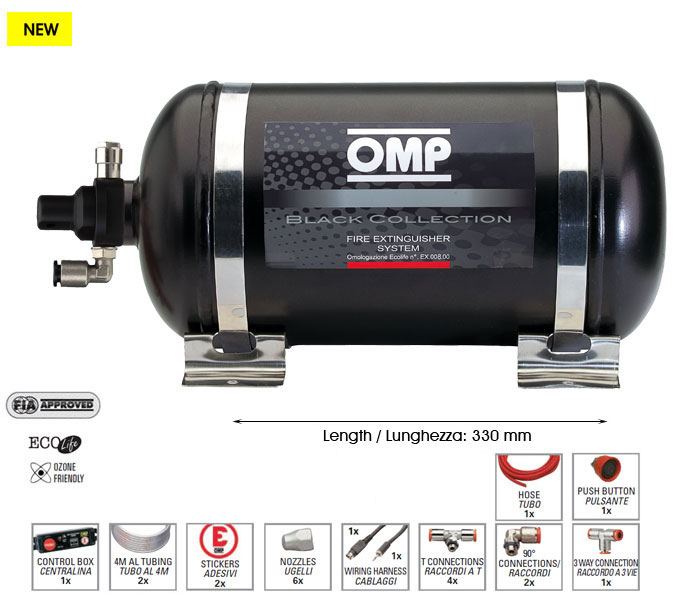 Estintori fissi Omp omologati Fia