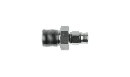 Raccordo acciaio zincato femmina passaparete concavo JIC 3/8" x 24