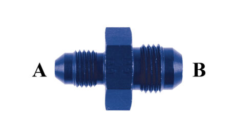Adattatore JIC-JIC inox dritto - maschio-maschio