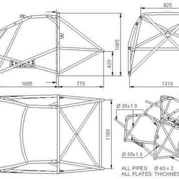 Roll Bar Volkswagen Polo 4a Serie (>10/'01)