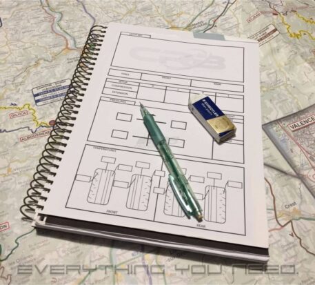 CRB PROFESSIONAL CODRIVER RALLY BOOK