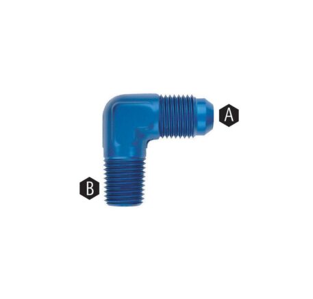 Adattatore 90° Jic 7/16 x 20 Npt 1/8 x 27