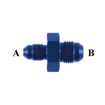 Adattatore JIC-JIC alluminio dritto - maschio-maschio