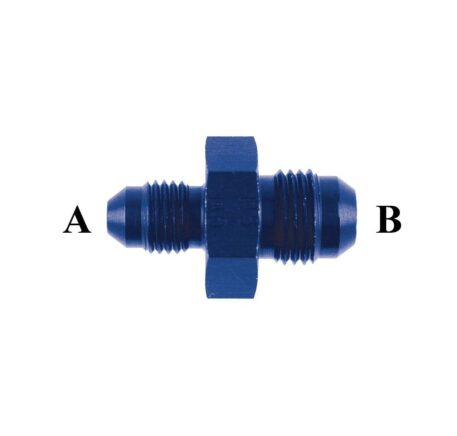 Adattatore JIC-JIC alluminio dritto - maschio-maschio
