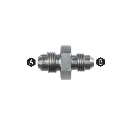 Adattatore dritto maschio-maschio Jic 9/16 x 18 Jic 7/16 x 20