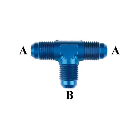 Adattatore JIC-JIC alluminio tre vie maschio-maschio