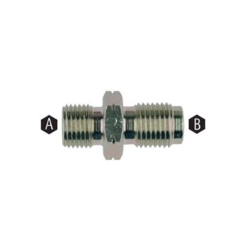 Adattatore BSP 1/4 x 19 Metrico 12 x 1 concavo