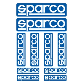 Kit 10 adesivi Sparco