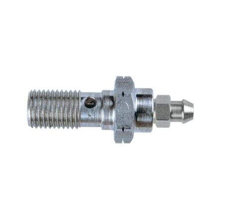 Bullone per raccordi a occhiello singolo inox con spurgo-metrico 10 x 1,0