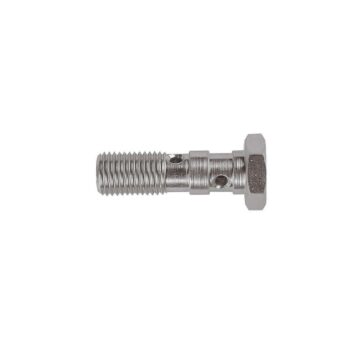 Bullone occhiello doppio cromato Jic 3/8 x 24