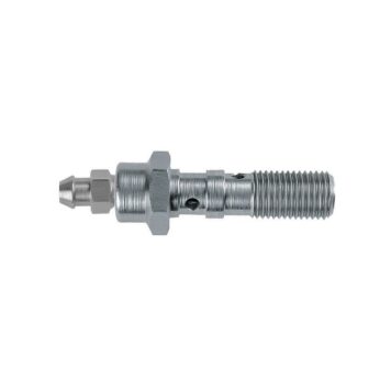 Bullone occhiello doppio inox corto con spurgo metrico 10 x 1