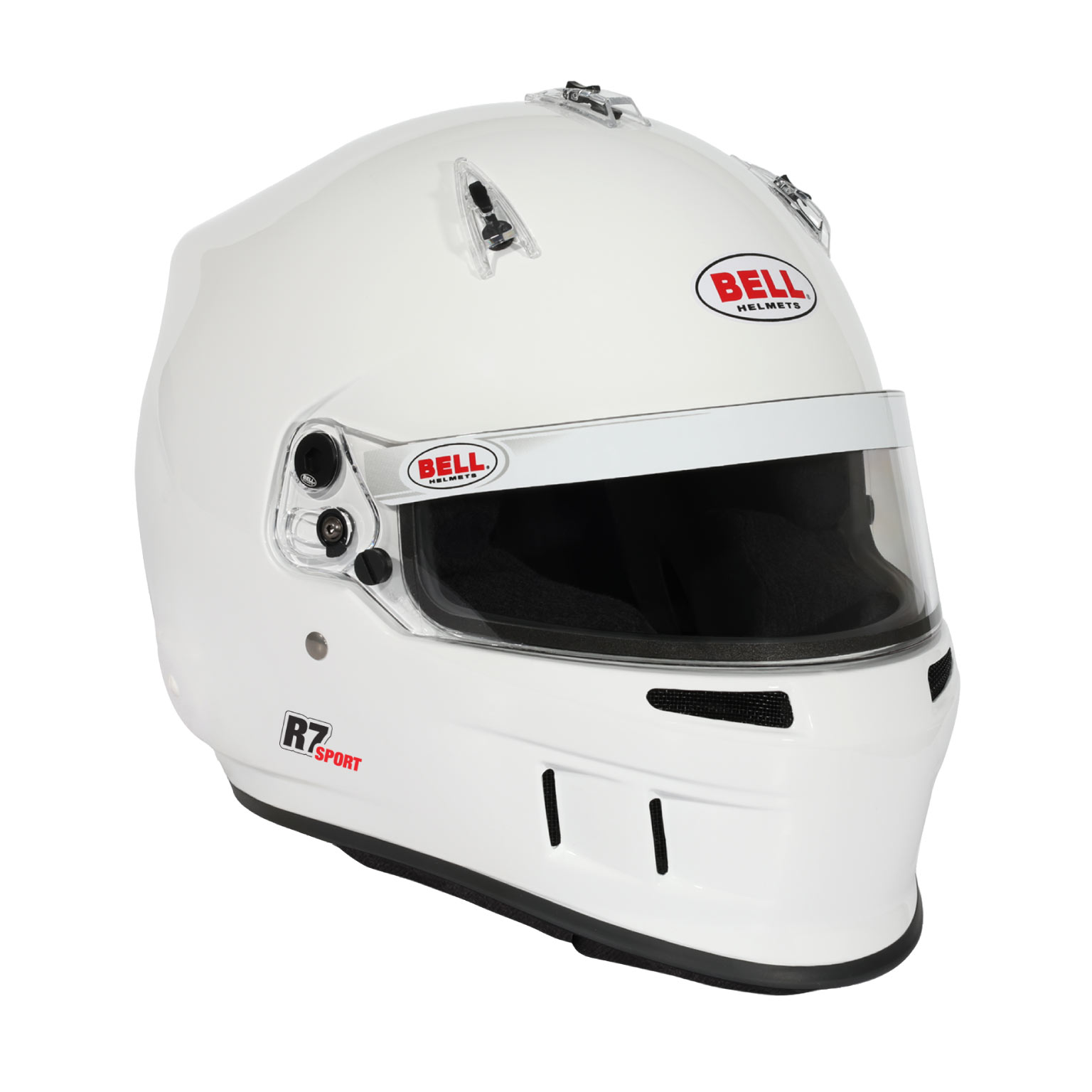 Casco Bell R7 Sport no hans Bianco Fia 8859-2024 - immagine 5
