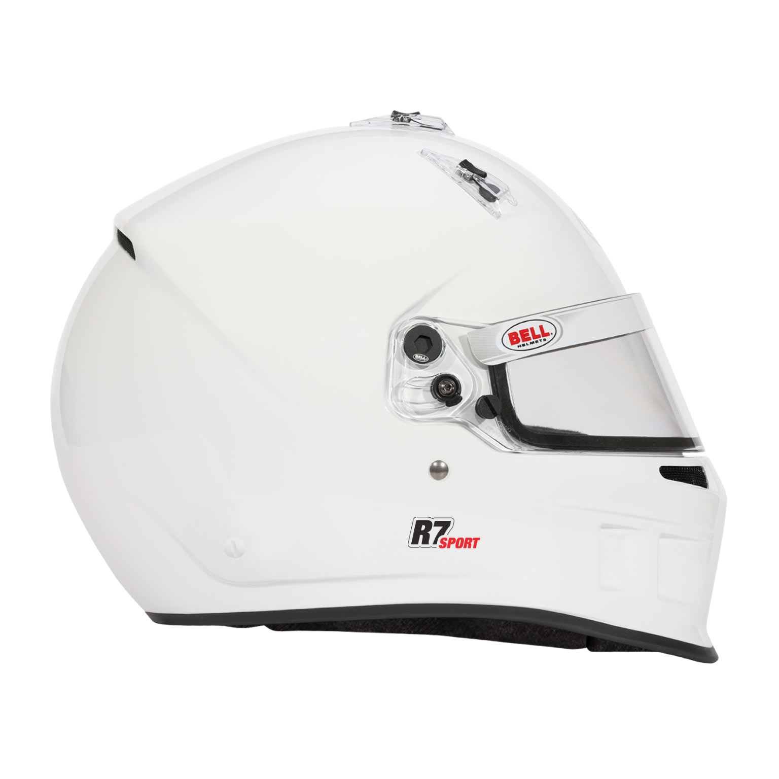 Casco Bell R7 Sport no hans Bianco Fia 8859-2024 - immagine 4