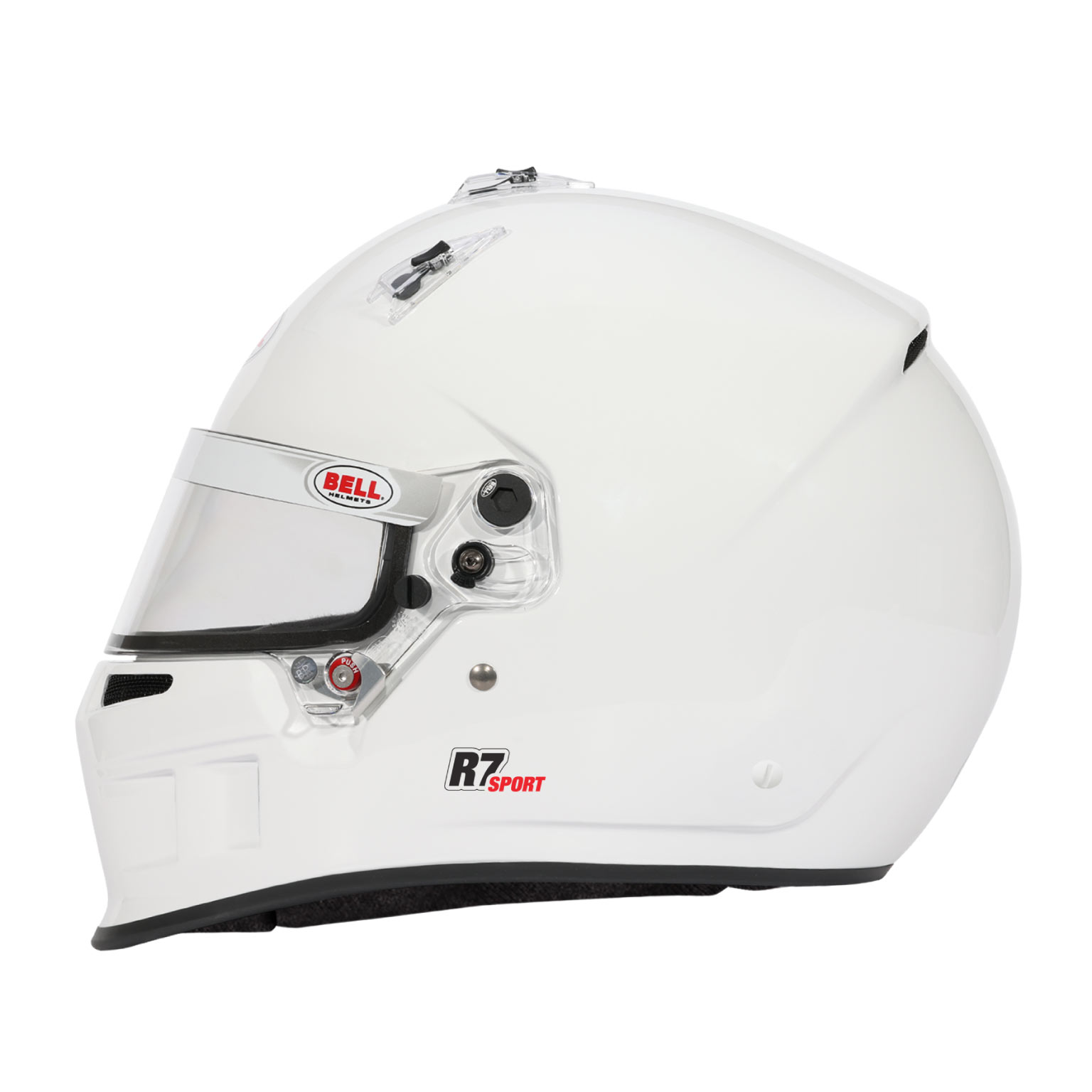 Casco Bell R7 Sport no hans Bianco Fia 8859-2024 - immagine 2