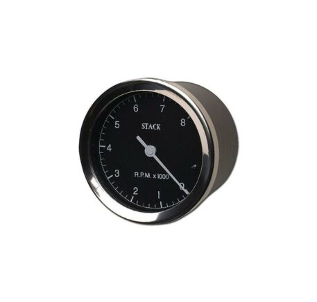 Contagiri Stack Classic 0-8.000 rpm 80 mm nero