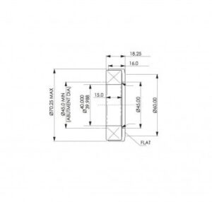 Ap Racing 40 mm sottile