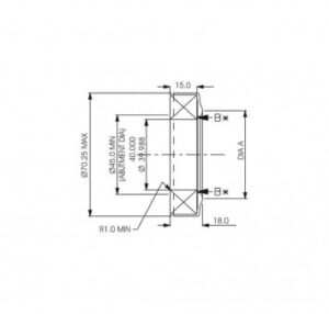 Ap Racing 40 mm flat-face