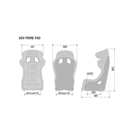 Sedile Adv Prime Pad Sparco - immagine 4