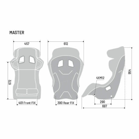 Sedile Master Sparco Fia 8855-2021 - immagine 3