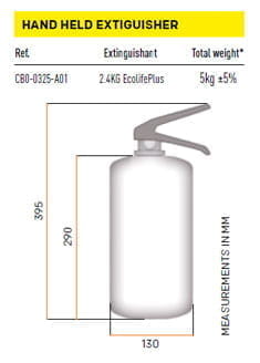 Estintore brandeggiabile Omp CB0-0325 - immagine 4