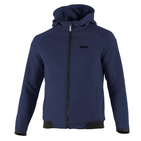 Felpa full zip con cappuccio Sparco - immagine 3