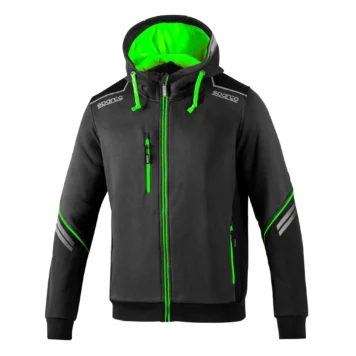 Felpa Tech full zip con cappuccio Sparco