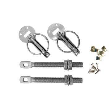 Ganci cofano in acciaio
