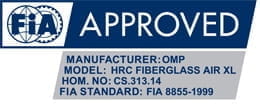Sedile Omp Hrc-R Fiberglass XL FIA 8855/1999 - immagine 3
