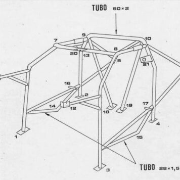Roll Bar Lancia Delta HF- Integrale- 4wd- Evo Sparco