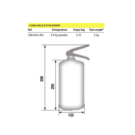Estintore brandeggiabile Cab/319 Omp - immagine 2