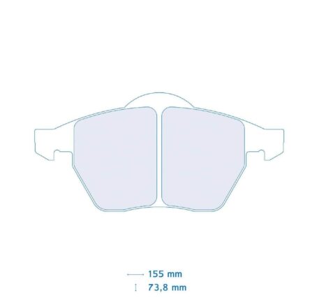 Pastiglie freno Carbone Lorraine 4031 Audi A3- S3