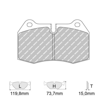 Ferodo Racing FCP1561 Mini R50 a R61 Brembo