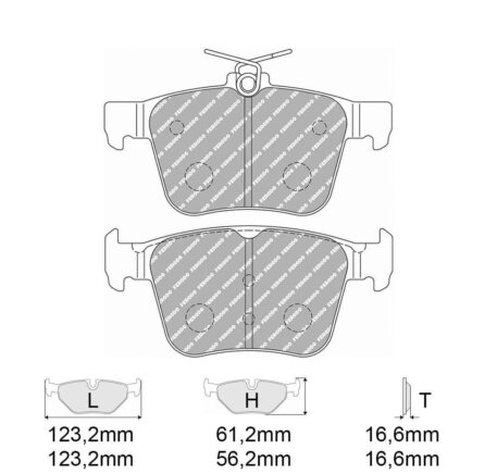 Ferodo Racing FCP4697 per Audi