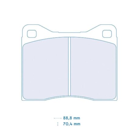 Pastiglie freno Fcp 4014T16,5 Ferrari 400i e Gt