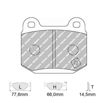 Pastiglie Ferodo Racing FCP1562 Subaru Impreza