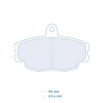 Pastiglie freno Carbone Lorraine 4000 Renault Clio 1.8-2.0
