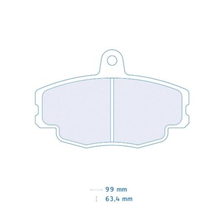 Pastiglie freno Carbone Lorraine 4000 Renault Twingo