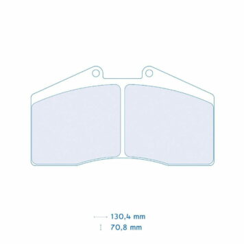 Pastiglie freno Carbone Lorraine 4001