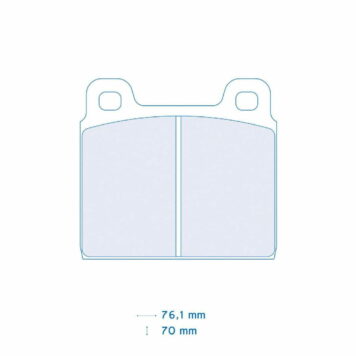 Pastiglie freno Carbone Lorraine 4003T15