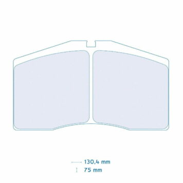Pastiglie freno Carbone Lorraine 4005T17