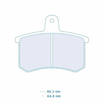 Pastiglie freno Carbone Lorraine 4010