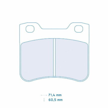 Pastiglie freno Carbone Lorraine 4013