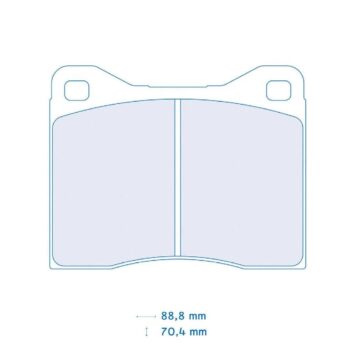 Pastiglie freno Fcp 4014T16,5 Ferrari 400i e Gt