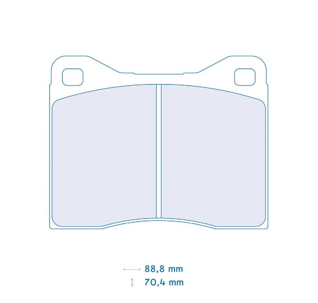 Pastiglie freno Fcp 4014T16,5 Ferrari 400i e Gt