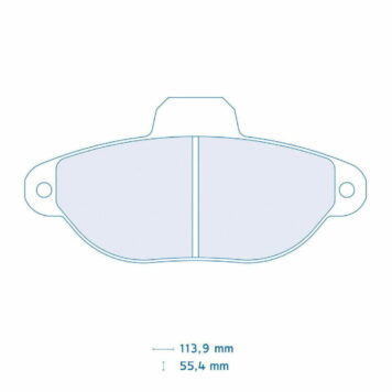 Pastiglie freno Carbone Lorraine 4015