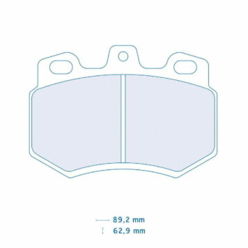 Pastiglie freno Carbone Lorraine 4024