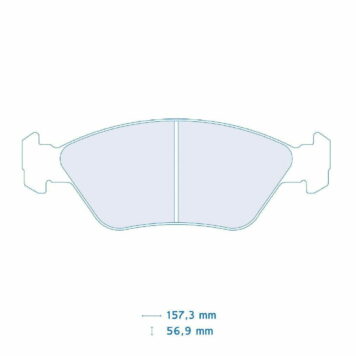 Pastiglie freno Carbone Lorraine 4025