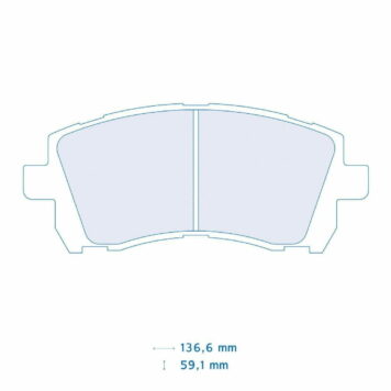 Pastiglie freno Carbone Lorraine 4029