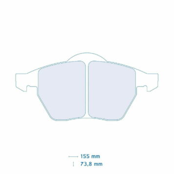 Pastiglie freno Carbone Lorraine 4031