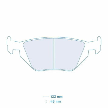 Pastiglie freno Carbone Lorraine 4032T15